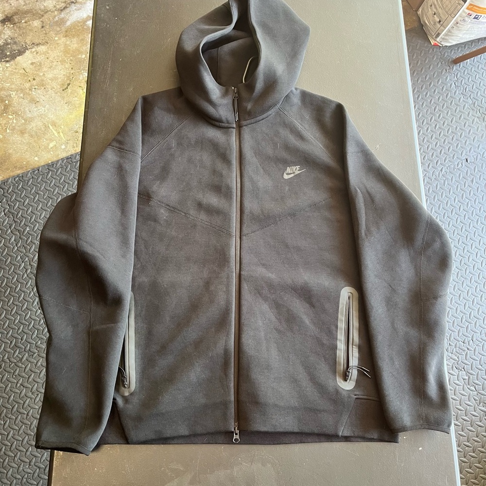 Nike Black tech fleece Zip-Up Hoodie